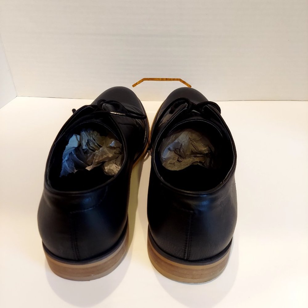 JF J. Ferrar Swartz men's Black Oxford Dress Shoes Size 13 - Picture 9 of 14